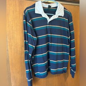 Target brand. Long sleeve collar neck t shirt. Size small